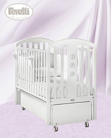 Кровать детская Elegance Swing Bianco 